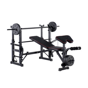 XOYOOU Dumbbell Exercise Bench Press Rack and Squat Rack Multifunction Foldable Home Unisex Indoor Cardio FitnessWeight Traini