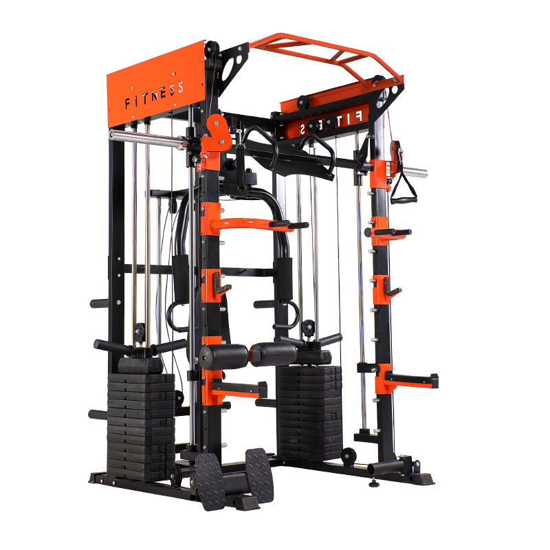 XOYOOU Home Use Multi Functional Trainer Smith Machine/ Cable Crossover /Power Rack