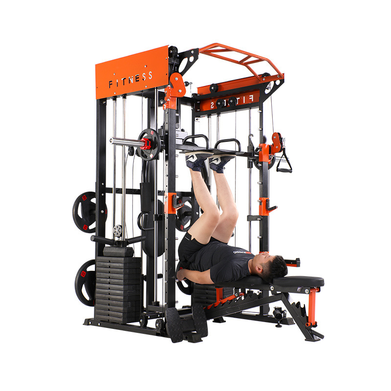 XOYOOU Home Use Multi Functional Trainer Smith Machine/ Cable Crossover /Power Rack