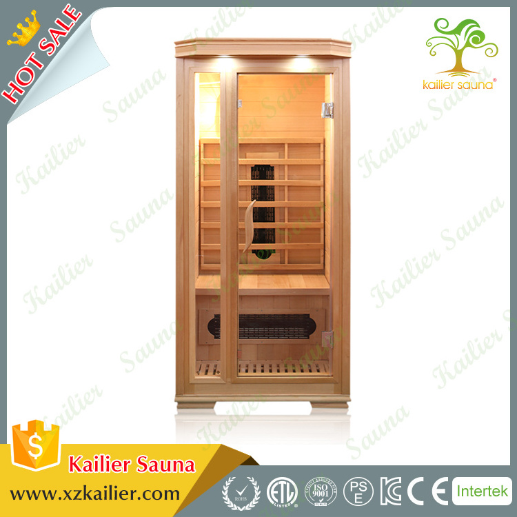 2 person red far infrared sauna capsule for sale