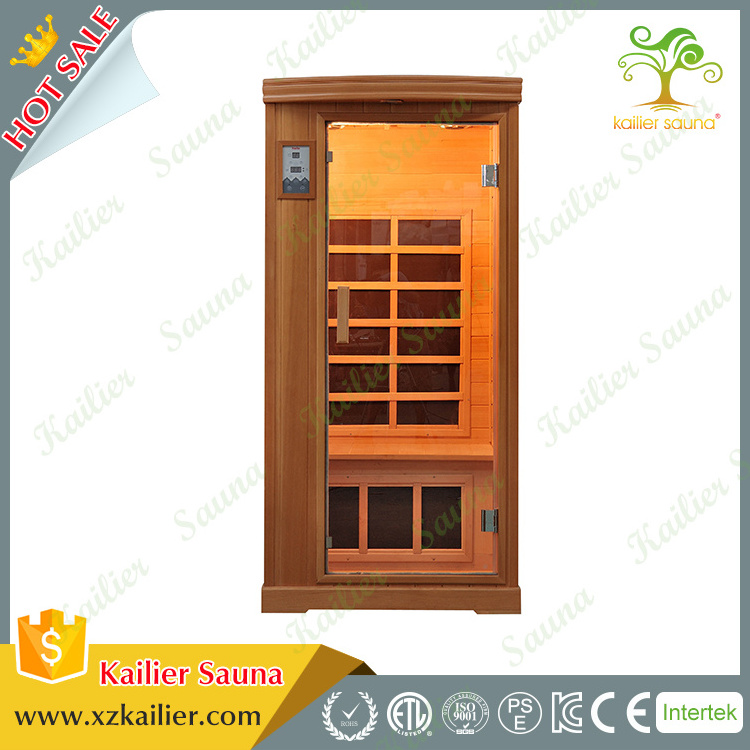 2 person red far infrared sauna capsule for sale