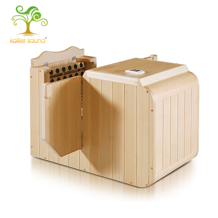 2017 Tradional mini Infrared half body steam half dry sauna