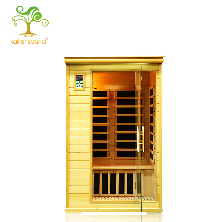 2 person red far infrared sauna capsule for sale