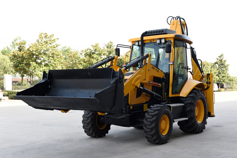 KAT920 chinese wheel loader 100hp imported engine solid loader bucket flexible sideshift backhoe Excellent Backhoe loader