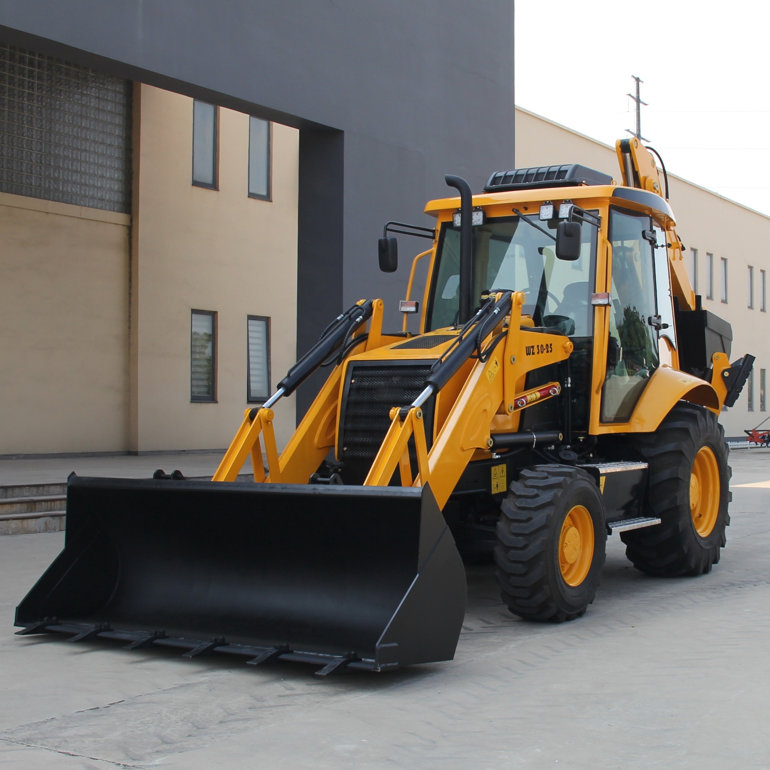 Kattier wheel backhoe loader WZ 30-25 cheap-backhoe-loader construction purpose earth-moving machinery