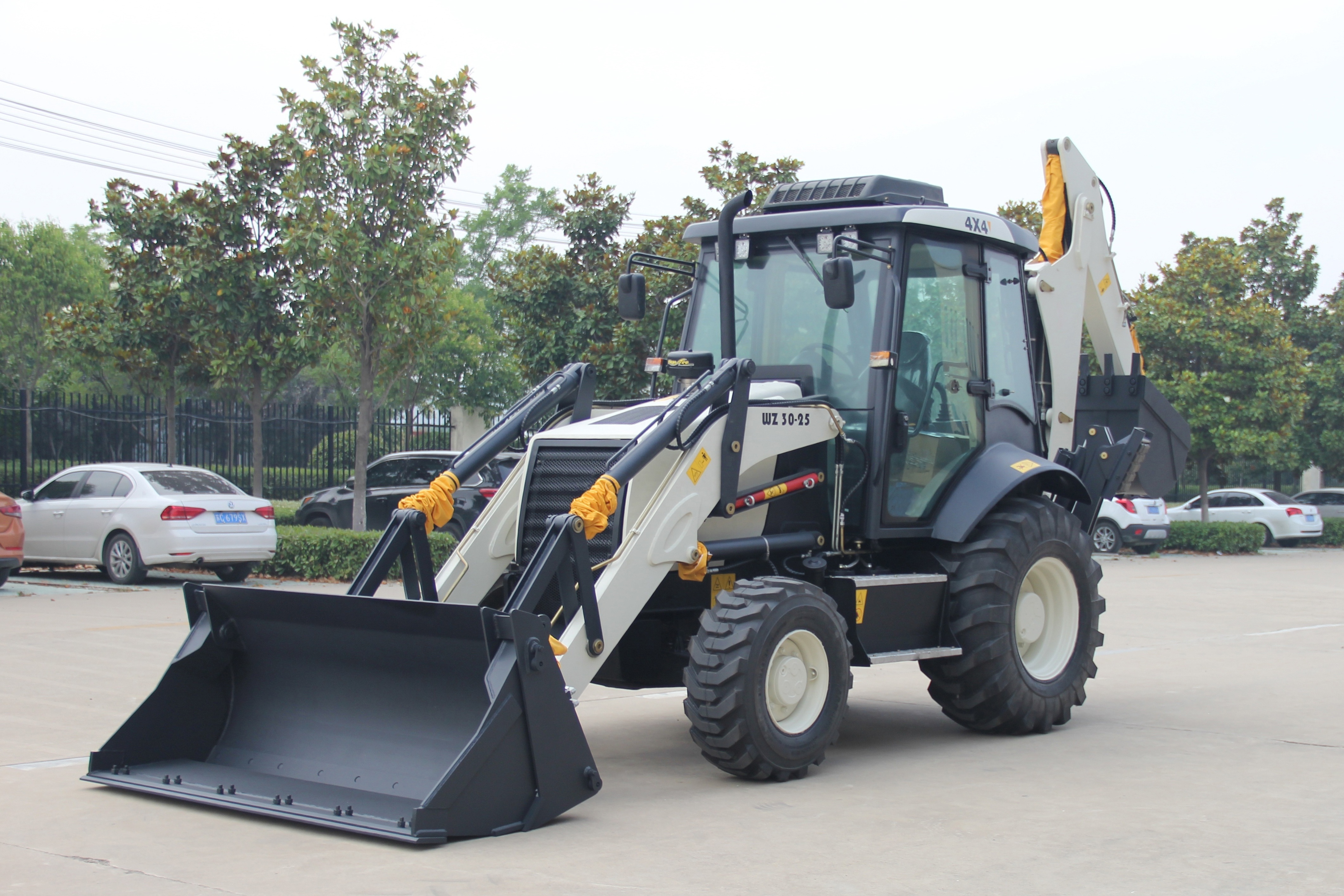 WZ30-25 earth-moving machinery wheel escavator powerful Weichai engine chinese bulldozer with backhoe