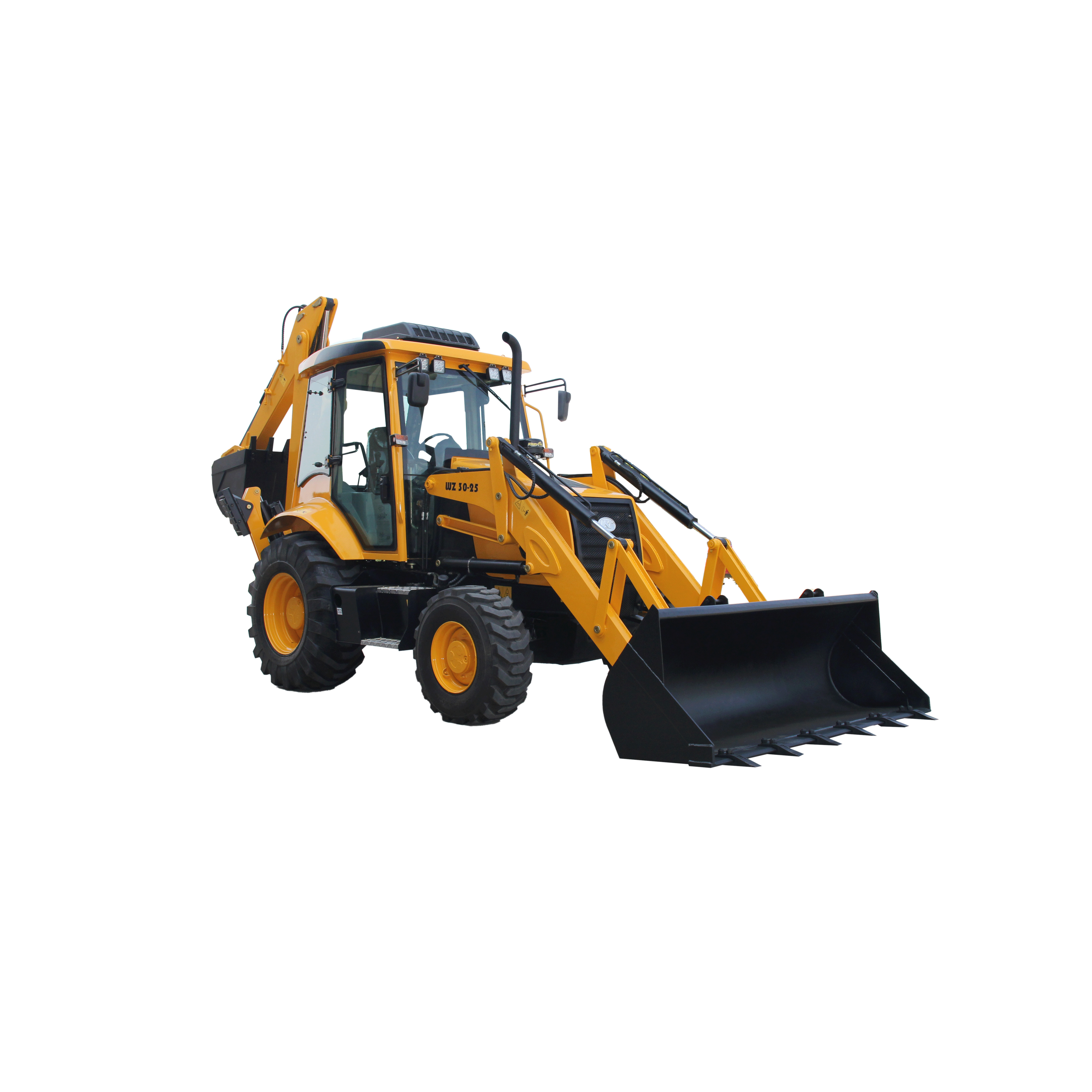 4WD chinese Backhoe Loader WZ30-25 with Powerful Weichai engine Reliable Backhoe Excavator Loader earth-moving machinery