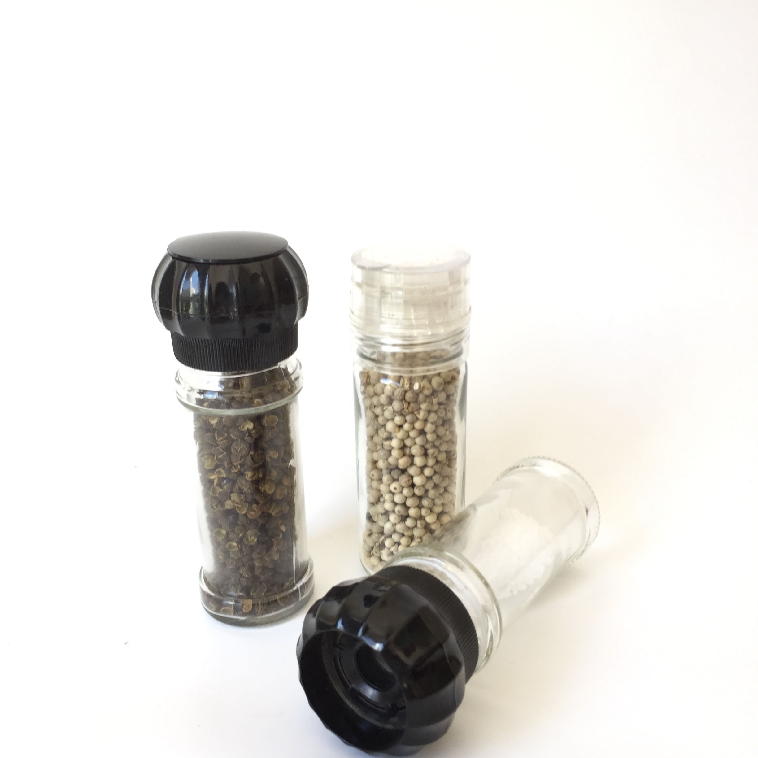 Factory Wholesale Plastic Salt and Pepper Mills Spice Grinder for Kitchen