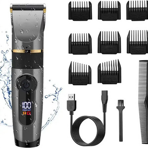 2024 New Hair Clippers For Men Cordless Led Electric Wet/Dry Hair Clippers Manufacturer Men Professional Trimmer