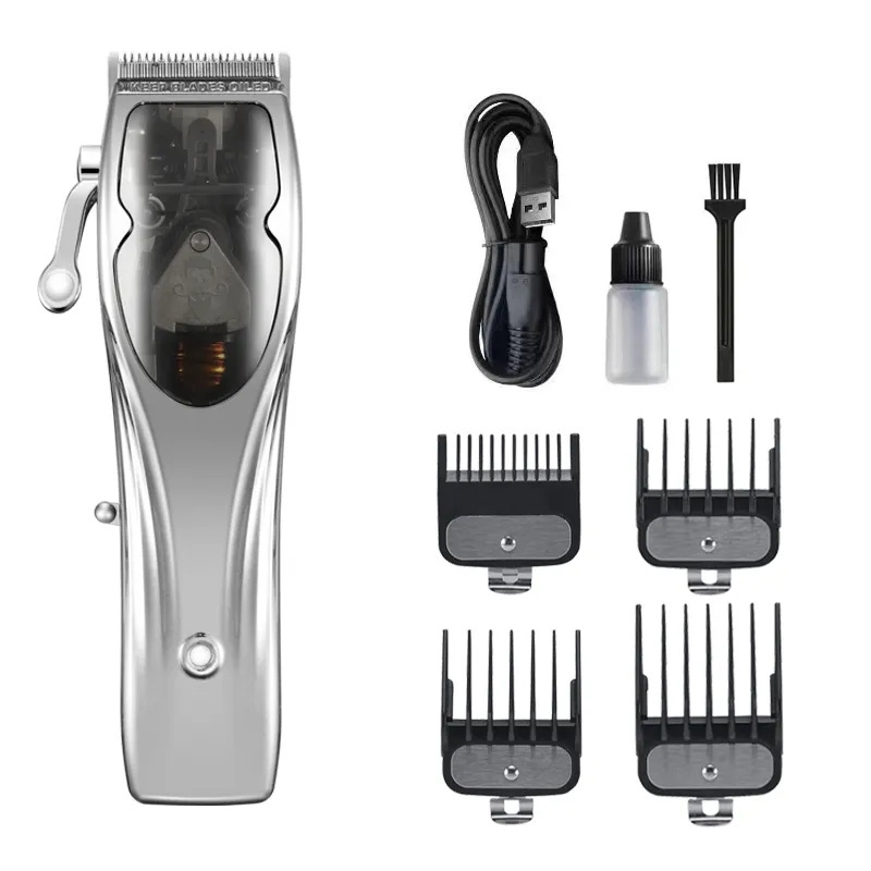 High Speed 10000rpm Powerful Barber Professional Hair Clippers Ceramic Blade Brushless Motor Electric Usb Customized Logo Maono