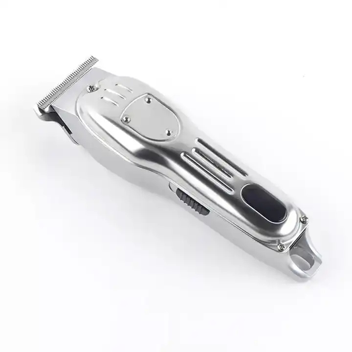 All-metal Barbers Professional Hair Clippers Electric Cordless LCD Hair Trimmer Gold Silver Hair Clippers