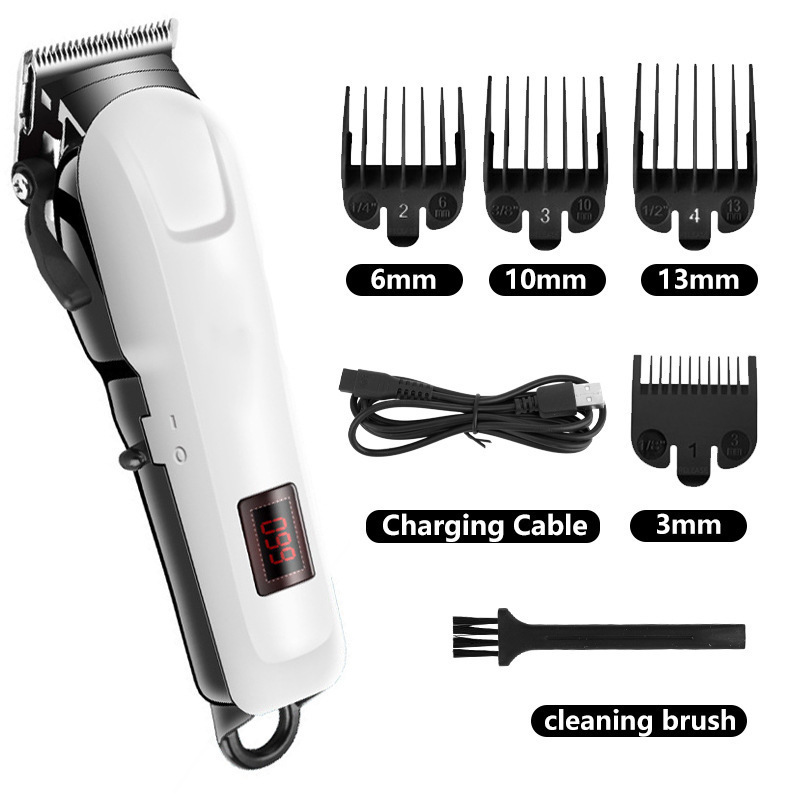 Multifunctional Mini Hair Trimmer Professional LCD All Metal Electric Cutter Body Face Hair Clippers for Men