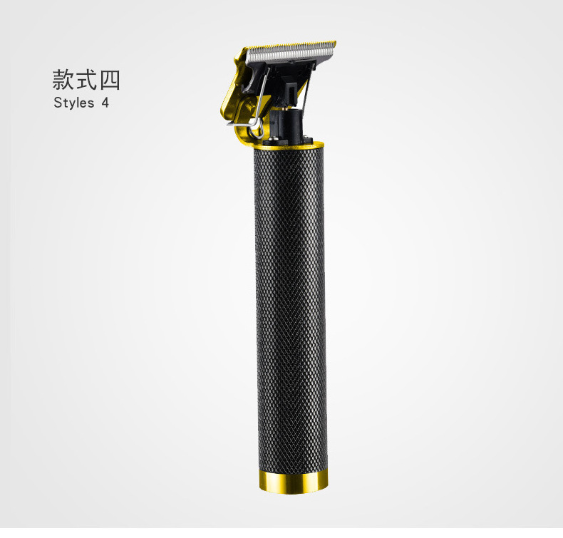 NewT9 Hair Trimmer T shape Skeleton Heavy Hitter Cordless Trimmer Men 0mm Baldheaded Hair Clipper