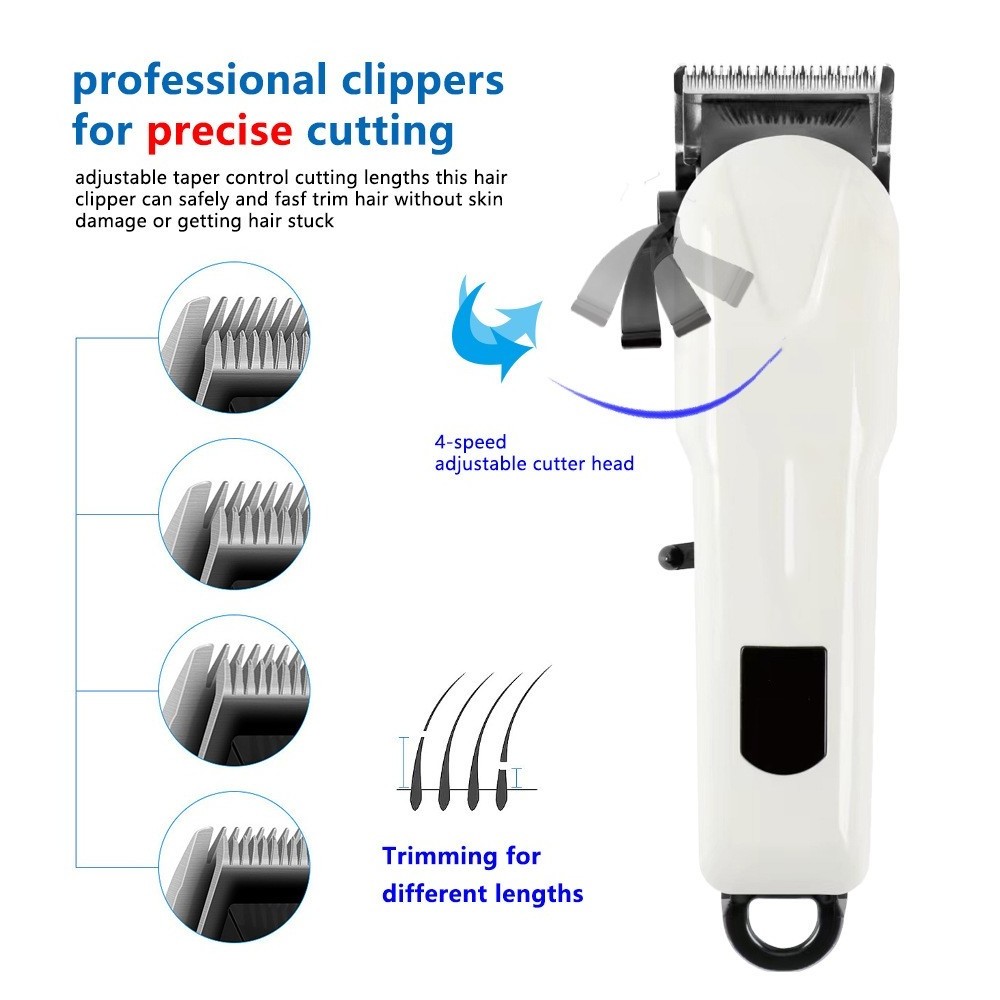 Multifunctional Mini Hair Trimmer Professional LCD All Metal Electric Cutter Body Face Hair Clippers for Men