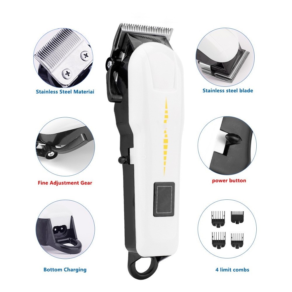 Multifunctional Mini Hair Trimmer Professional LCD All Metal Electric Cutter Body Face Hair Clippers for Men