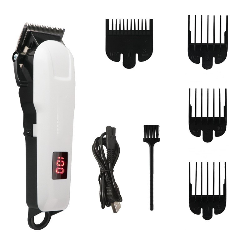 Multifunctional Mini Hair Trimmer Professional LCD All Metal Electric Cutter Body Face Hair Clippers for Men