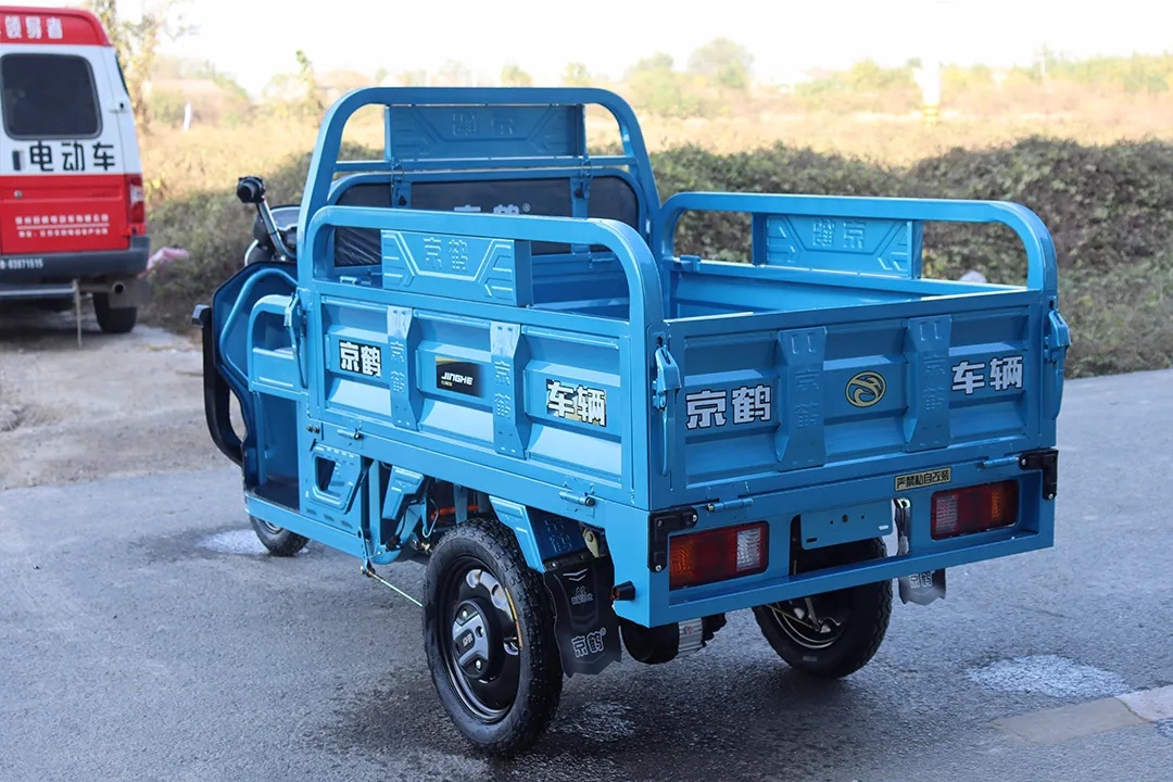 Chinese Manufacturer Transportation Tricycle 48V 800W 30-40km/h Cargo E-Trikes Electric Tricycles