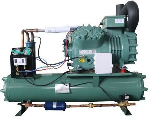 Water Cooled Condensing Unit with Brand New Bitzer Piston Compressor for Fish Seafood Meat Storage