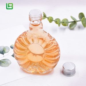 50ml  Mini Small Sample Alcohol Juice Drinks Glass Wine Liquor Bottle with Screw Cap