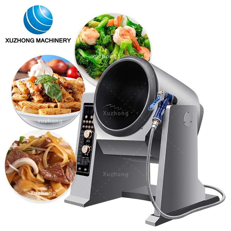 Commercial Electric Fried Rice Noodles Machine Food Cooking Machine For Restaurant Food Robot Cooker Electric Stir Fry Machine