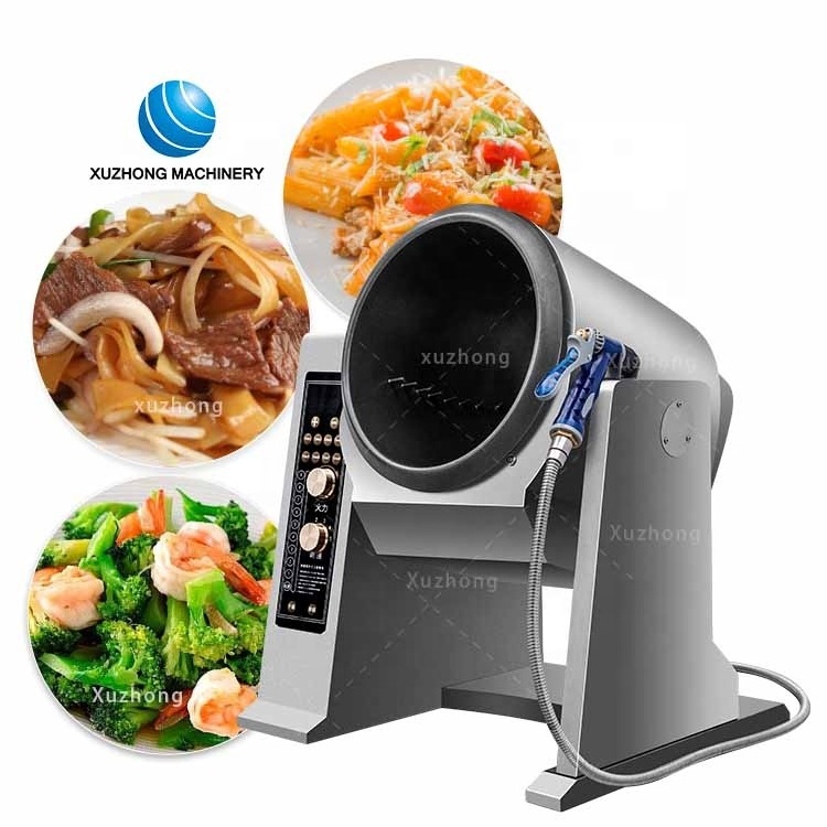 Commercial Automatic Stir Fry Noodle Cooking Machine Restaurant Kitchen  Robotic Cook Machines Automatic Cooking Machine