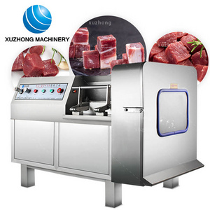 Fresh Chicken Breast Cube Dicer Machine Frozen Meat Bone Cube Cutting Machine Fresh Meat Dicer Dicing Machine Shredder Slicer