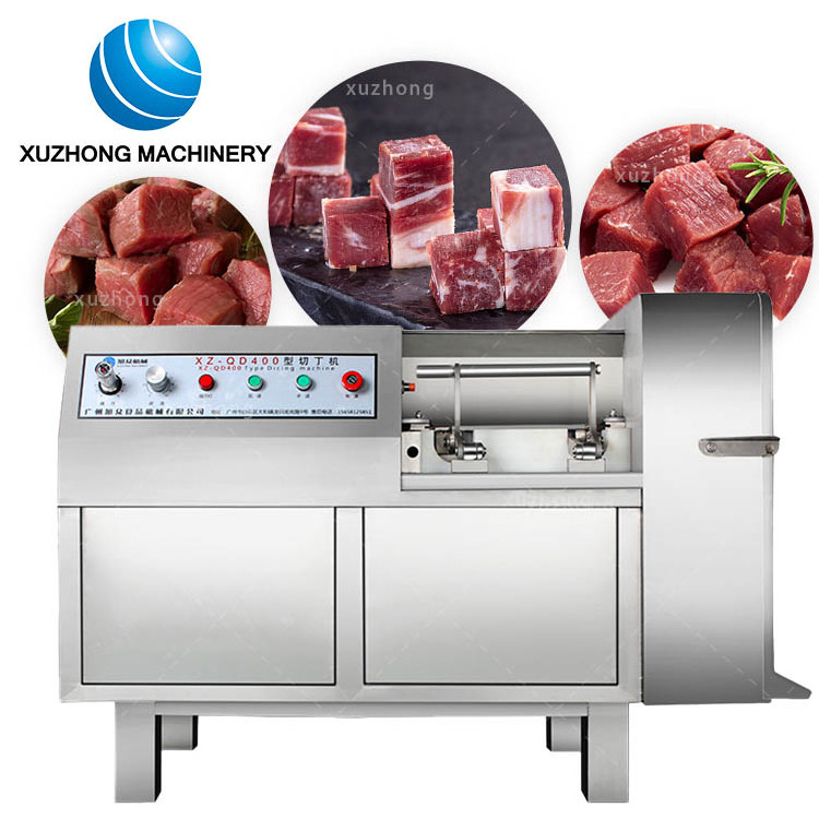 Automatic Fresh Meat Dicer Machine Meat Dicing Dicer Machine Cubes Meat Cutting Dicer Processing Machinery