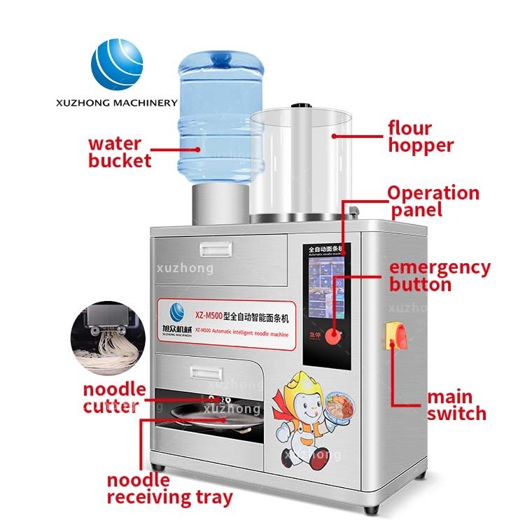 Restaurant Electric Fresh Rice Noodle Machine Maker Intelligent Noodle Making Machine Automatic Grain Product Making Machines