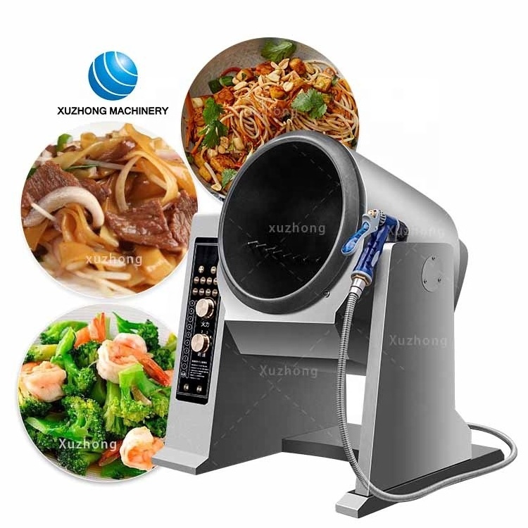 Commercial Automatic Stir Fry Noodle Cooking Machine Restaurant Kitchen  Robotic Cook Machines Automatic Cooking Machine