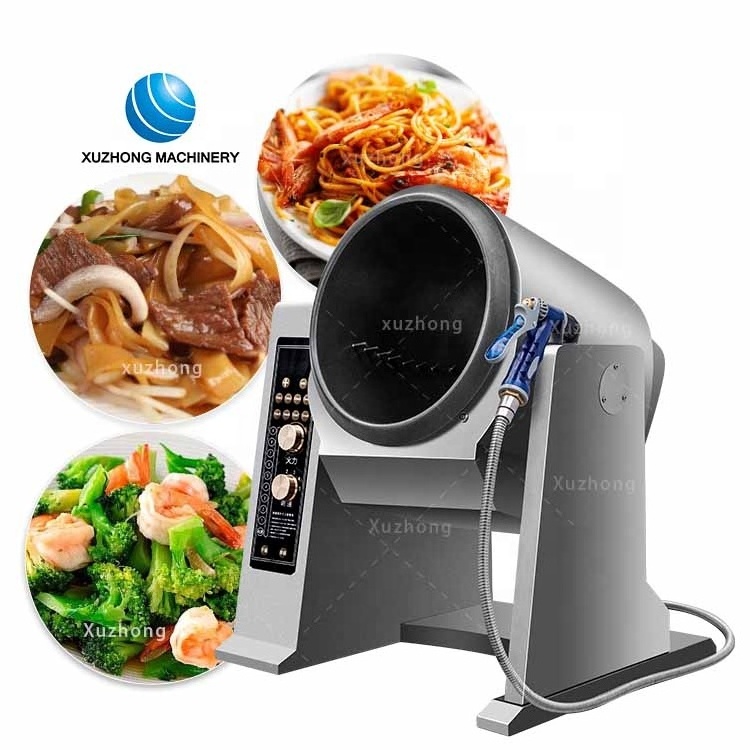 Commercial Automatic Stir Fry Noodle Cooking Machine Restaurant Kitchen  Robotic Cook Machines Automatic Cooking Machine