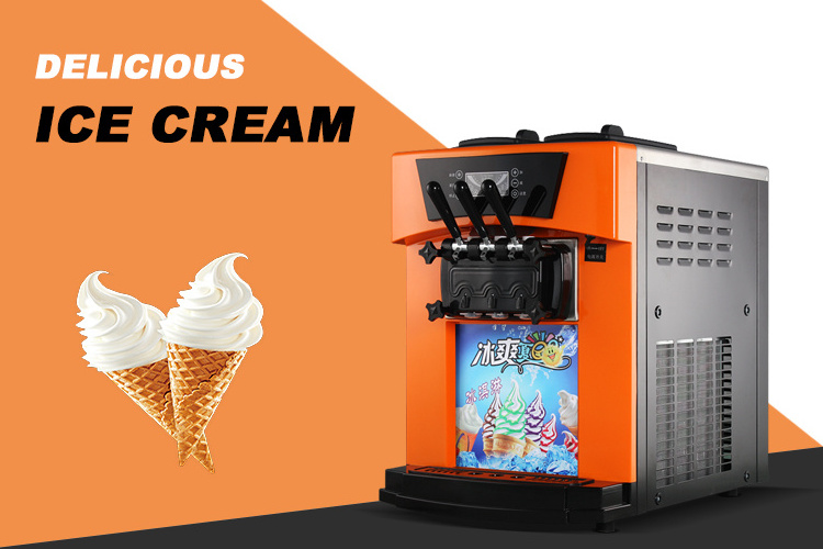 2019 New products commercial used yogurt frozen machine chinese 3 flavors soft serve ice cream stick bundling machine for sales