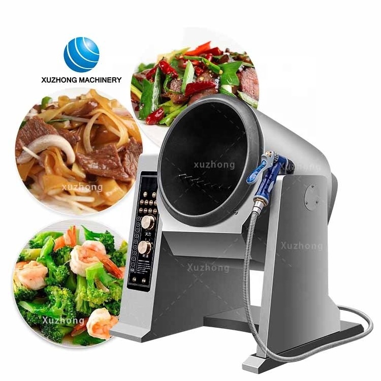 Commercial Automatic Stir Fry Noodle Cooking Machine Restaurant Kitchen  Robotic Cook Machines Automatic Cooking Machine