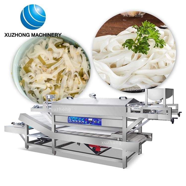 Commercial Automatic Flat Rice Noodle Making Machine Pho Noodle Kueh Tiaw Making Machine