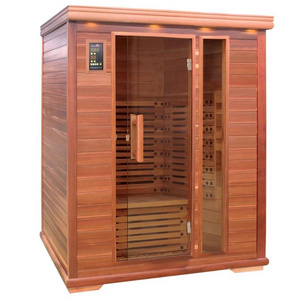 KN-003B Canada hemlock far infrared wooden mini sauna house