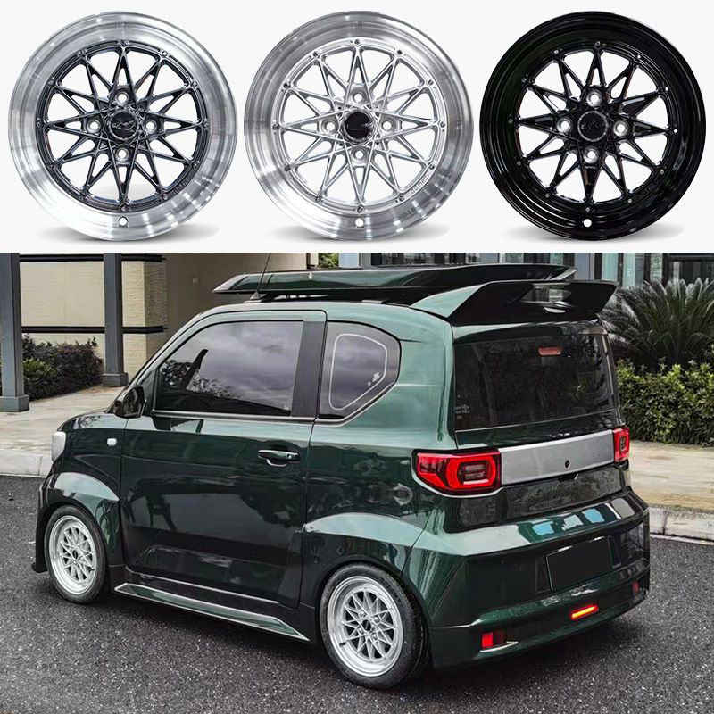 Car Rims 14 Inch Passenger Car Aluminum Heel Rim 4 Hole Modified Aluminum Alloy  China Manufacturing Cast Wheel Hub