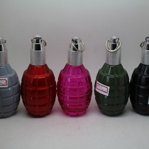 Luxury men use grenade shape 100ml empty glass bottle for perfume