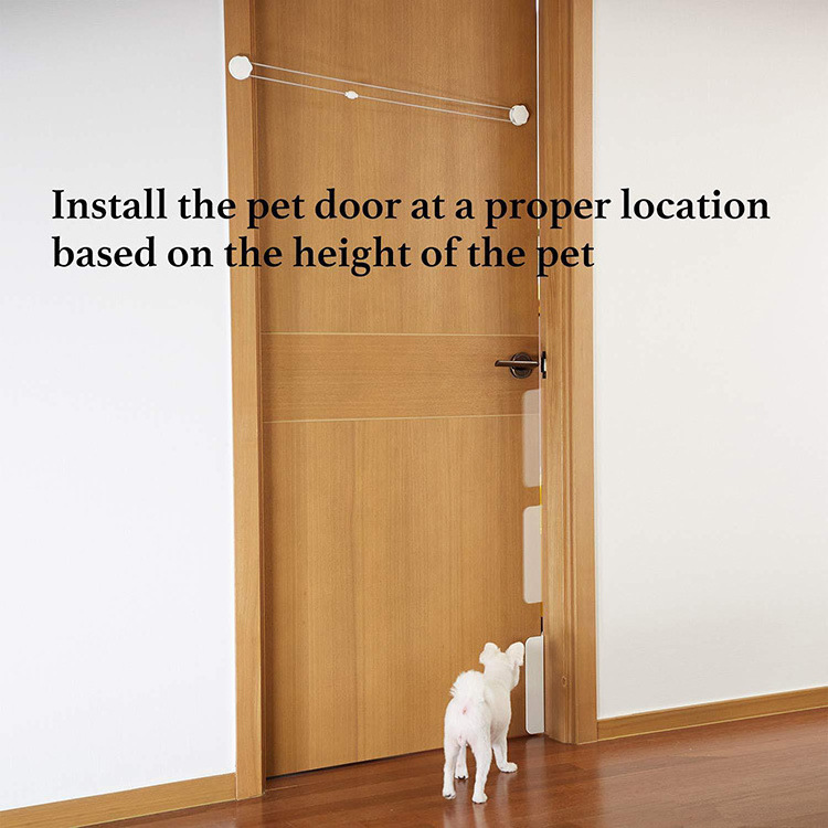 Wholesale Easy Use Pet Door Stopper Combo Adjustable Cat Door Latch Pet Door Stick Hook