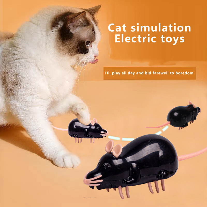 Electric mouse hunting cat toy Laser pointer to relieve boredom pet toy Tiktok hot cat supplies