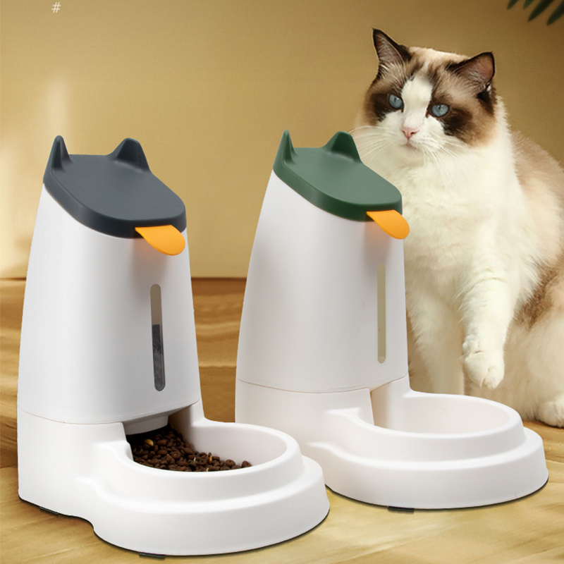 Smart Pet Food Water Feeder Set Durable Cute Drinking Bowl for Dog Cat High Quality Automatic Water Dispenser Food Feeding Bowl