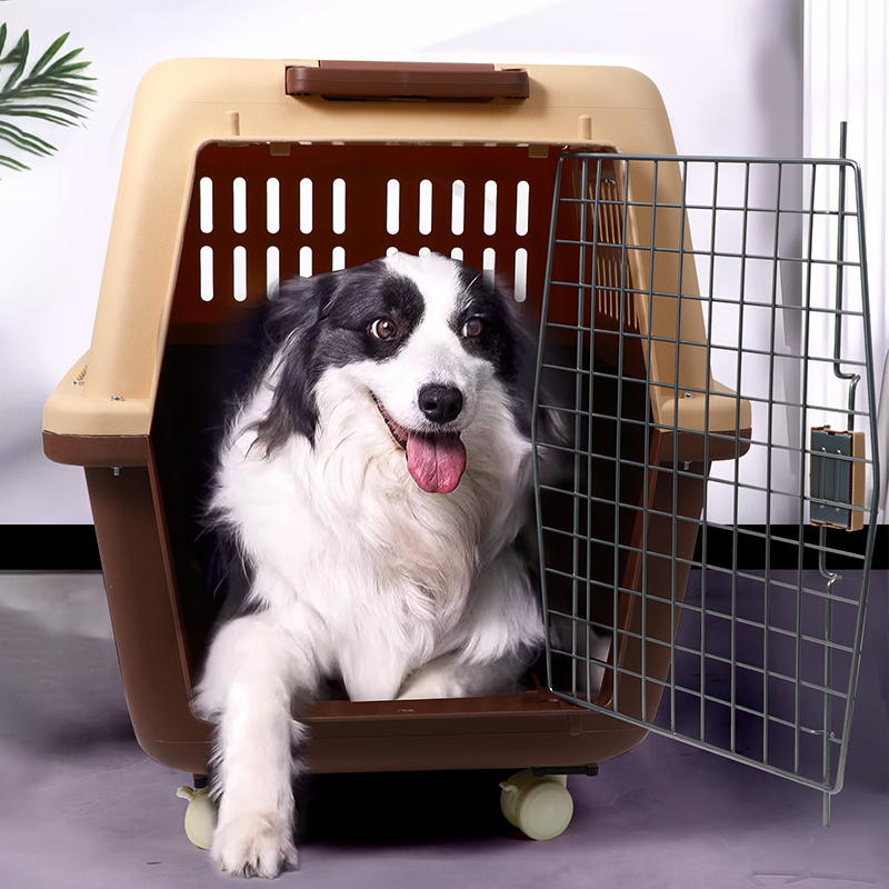 Oversized Pet Aviation Box Portable Pet Flight Nest Portable Dog Kennel Travel Cage Cat Crate