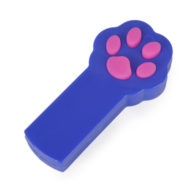 Hot Battery Cat Toy Laser Pointer Electronic Interactive Cat Paw Shape Laser Toy Cat Laser Toy