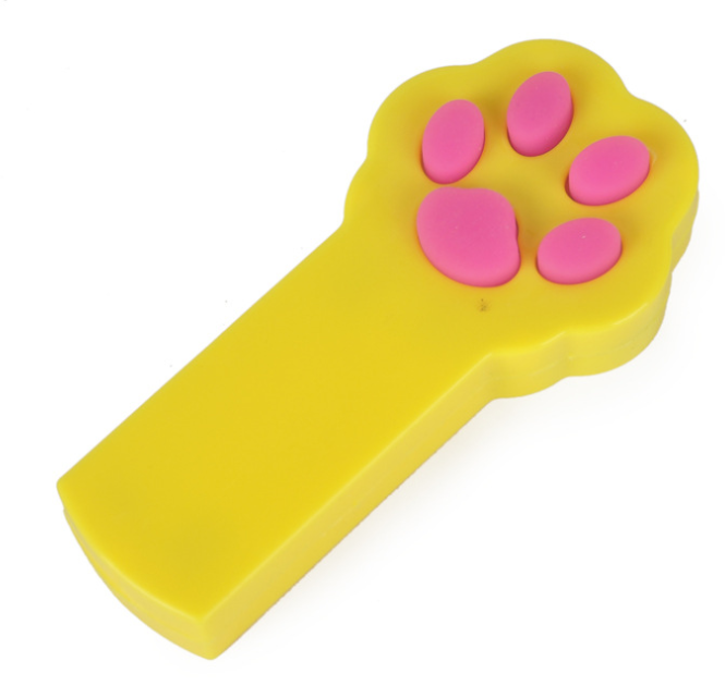 Hot Battery Cat Toy Laser Pointer Electronic Interactive Cat Paw Shape Laser Toy Cat Laser Toy