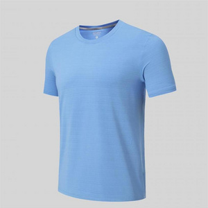 Custom Quick Dry Running Shirt Mens 90 Polyester 10 Spandex t Shirt Plain Unisex Tshirts For Printing for  Men's o-Neck t-Shirts