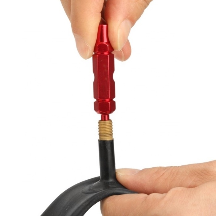 Tubeless Cycling Tire Valve Extender Removal Tool