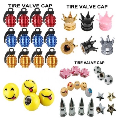 Auto ABS Crown Tire Valve Cap