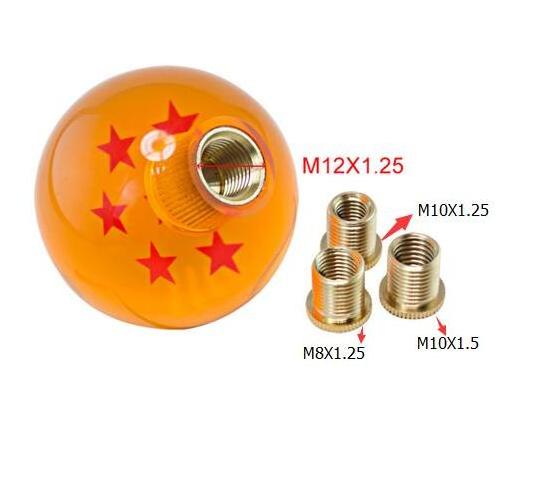 Orange Dragon Ball Shift Knob Shifter with Adapter Universal Manual Transmission