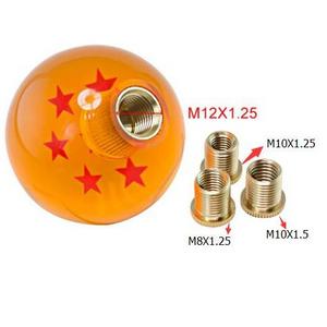 Orange Dragon Ball Shift Knob Shifter with Adapter Universal Manual Transmission