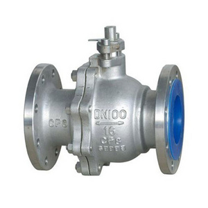 High Quality Pn16 Dn50-dn150 Cf8 Stainless Steel Flange High Temperature Ball Valve