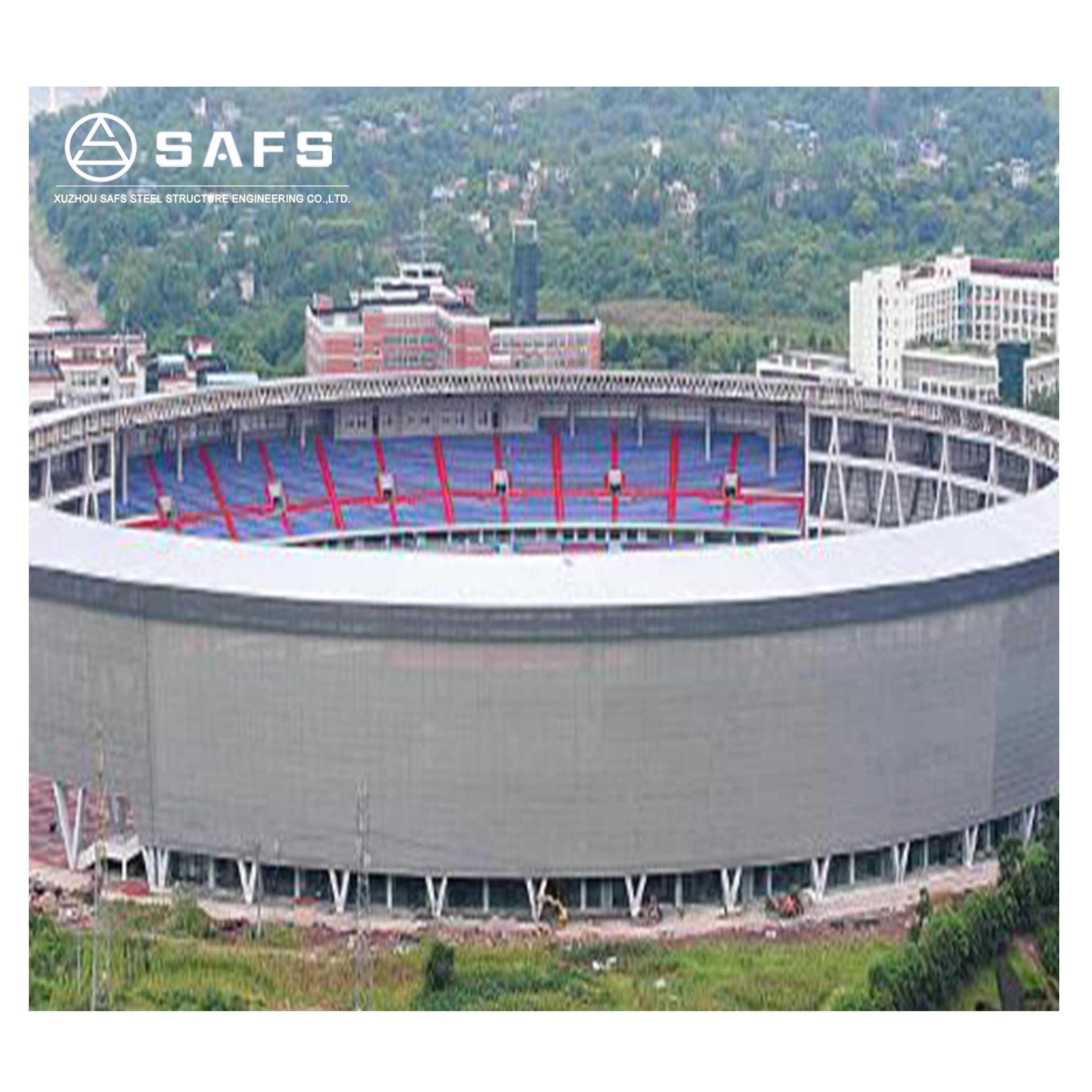 Steel Space Frame truss stadium bleachers roof