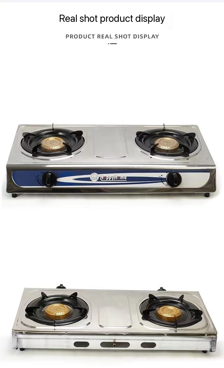 Hot selling High security Large kitchen appliances SXY-Z01 stainless steel Gas Cooker Stove Easily Assembled